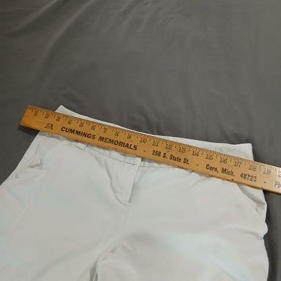 J. Crew Classic Twill Chino Favorite Fit White Petite 10 capris cropped cotton - Picture 7 of 8